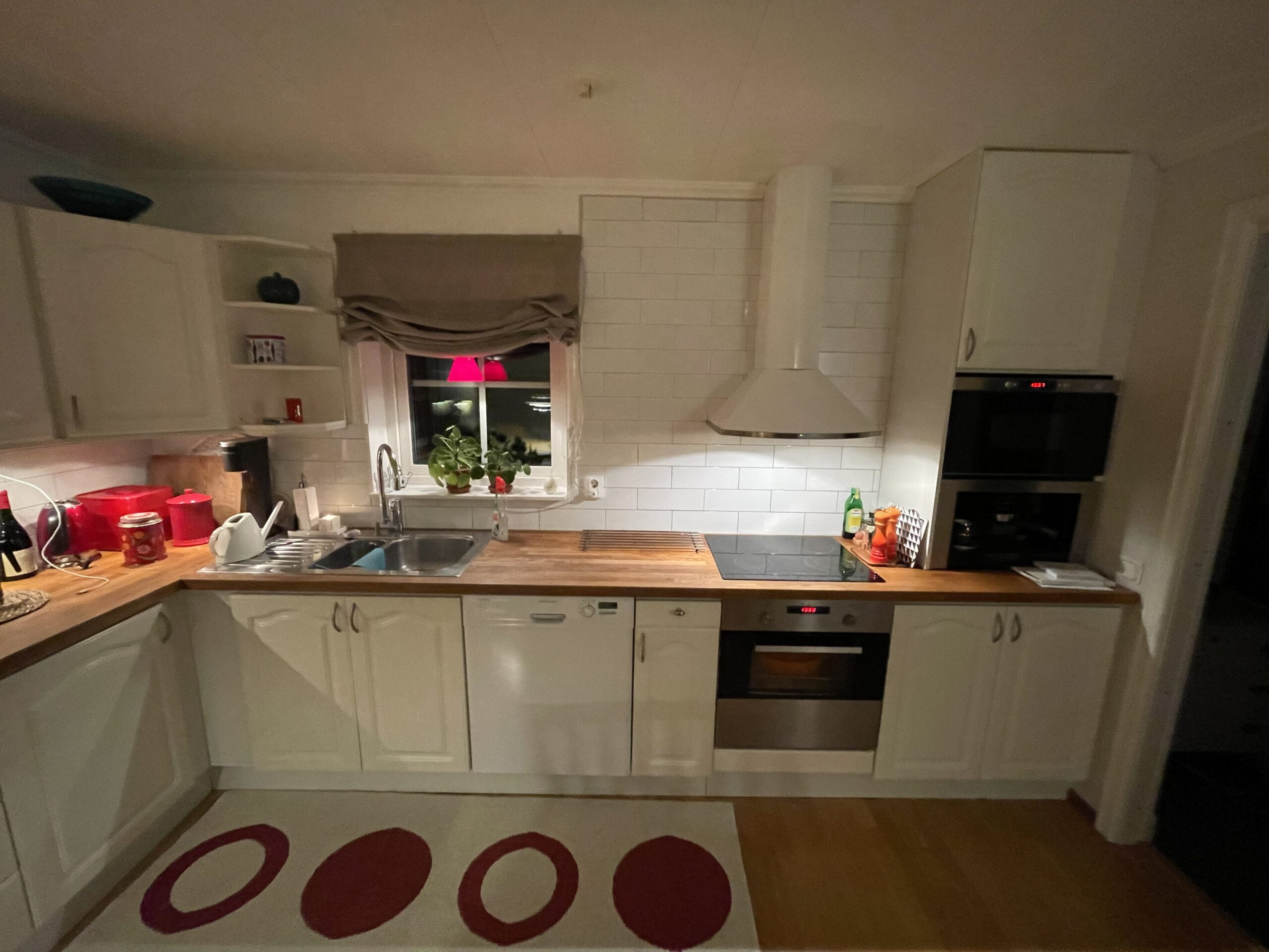 Lantligt kök i villa utanför Enköping