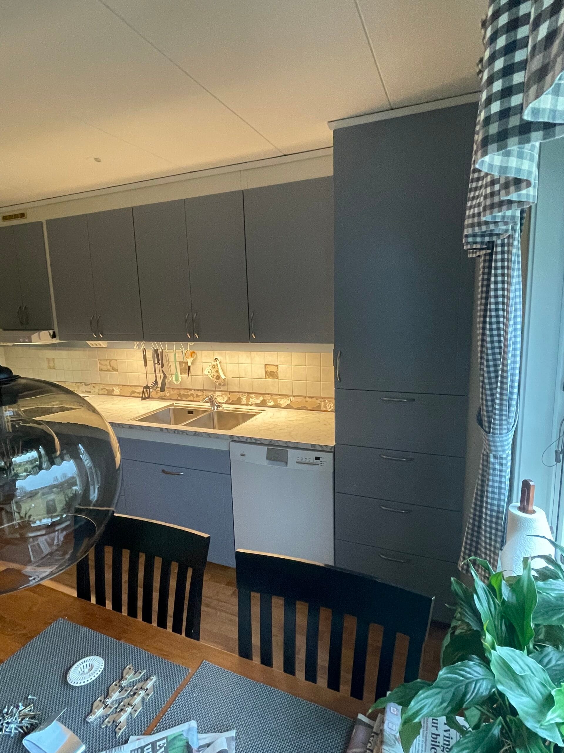 Det blå 50-talsköket i Eskilstuna